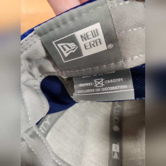 New York Rangers New Era 9FORTY Blue NHL Hockey Adjustable Cap Hat NWT - Picture 4 of 6